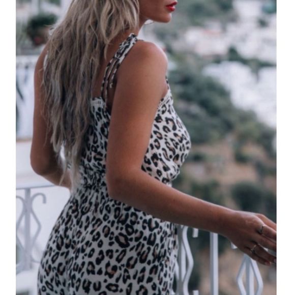 NWT Spell & The Gypsy Bodhi Leopard Print Jumpsuit - Picture 9 of 9